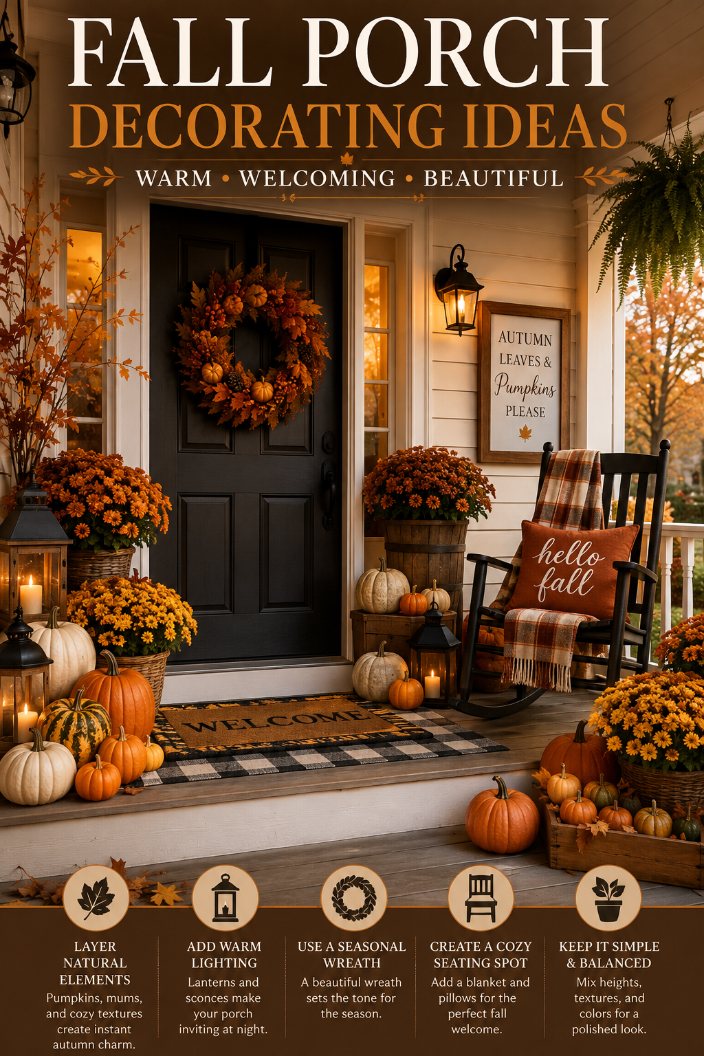 Fall Porch Decorating Ideas