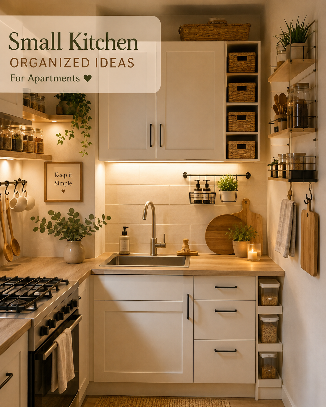 Small Kitchen Organization Ideas for Apartments