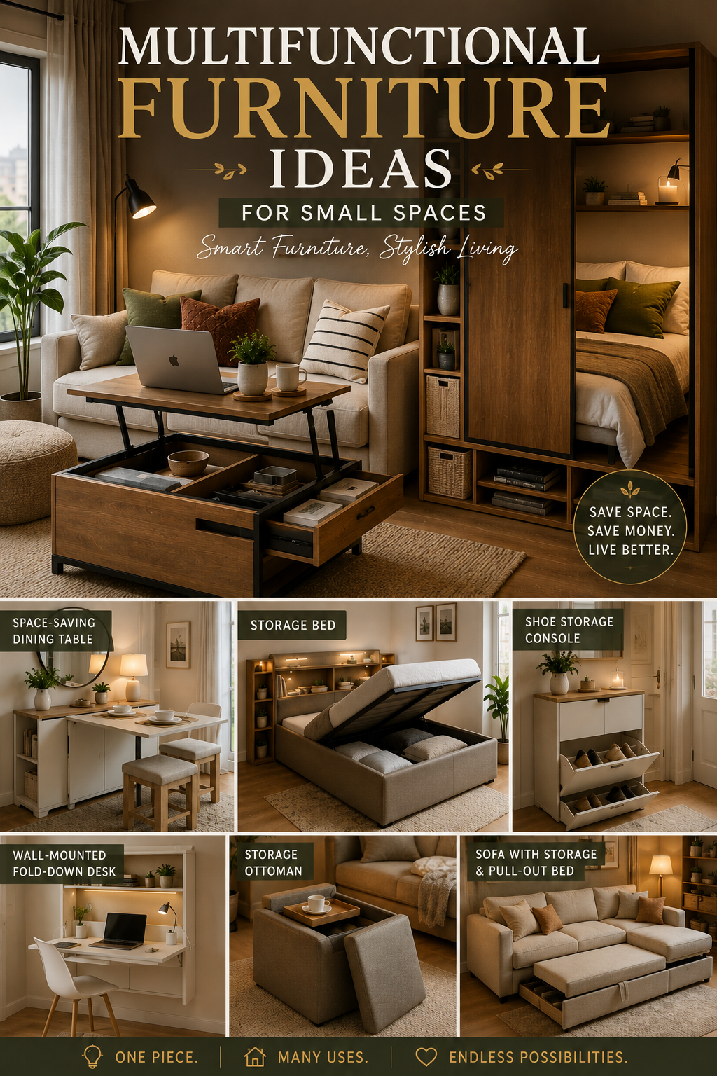 Multifunctional Furniture Ideas for Small Spaces