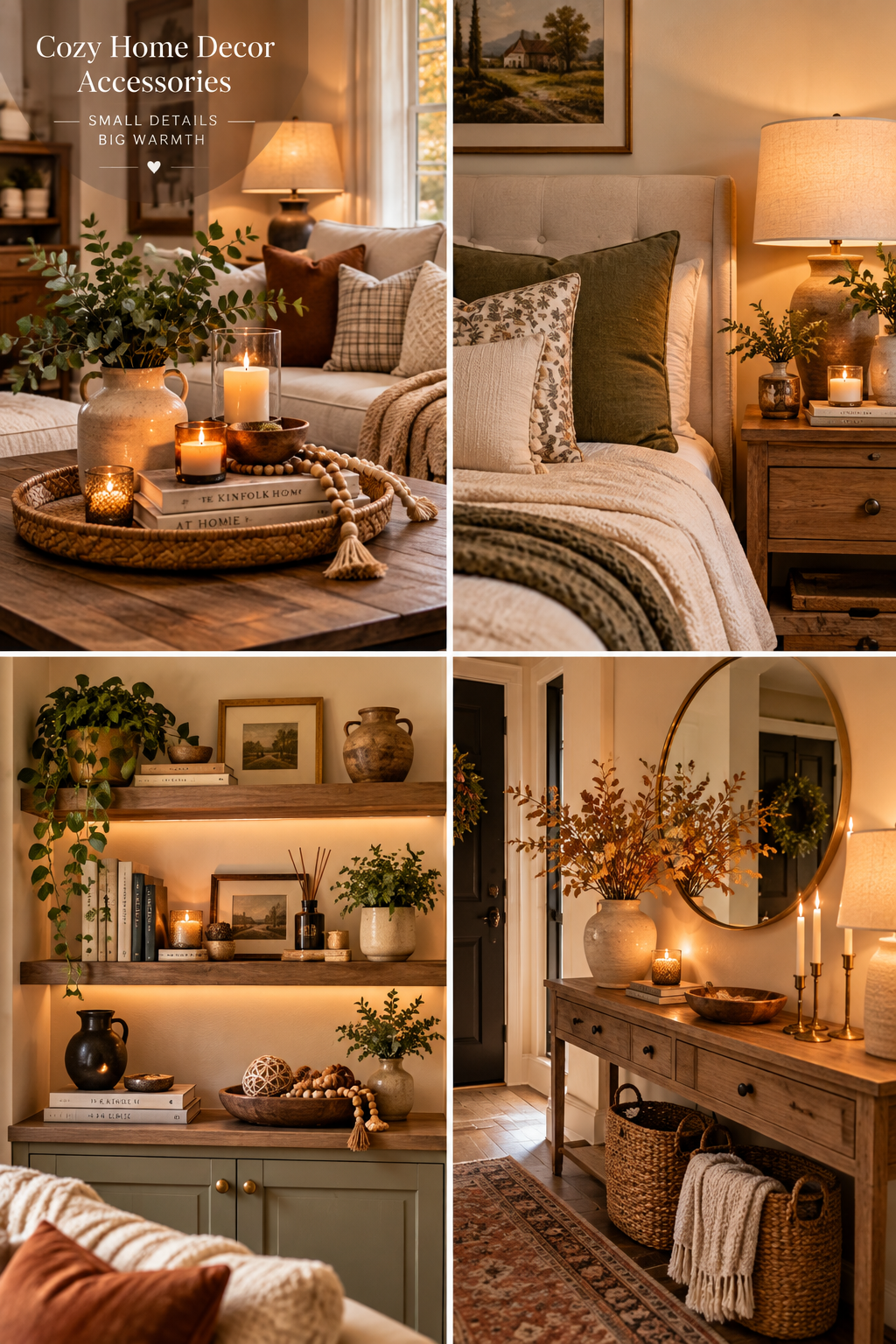 Cozy Home Decor Accessories for a Warm and Inviting Space